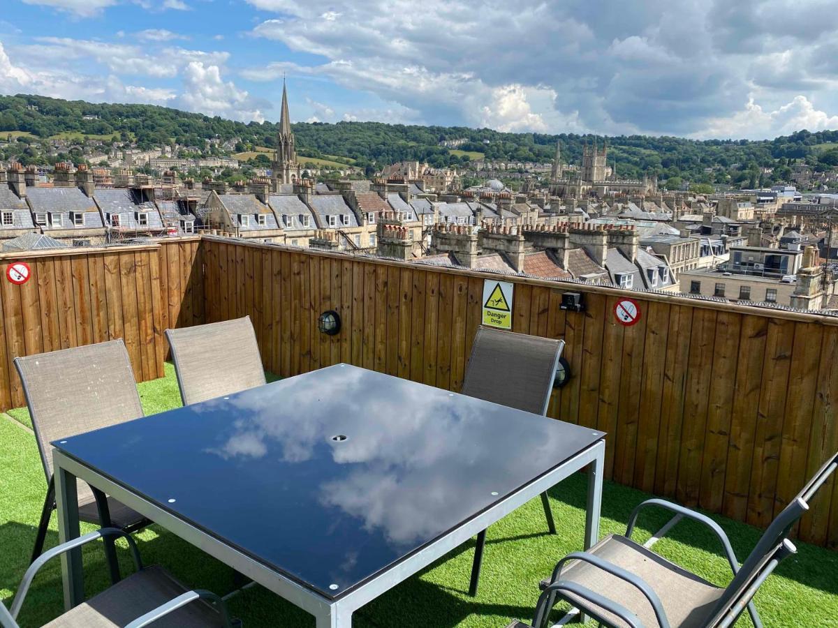 Bath Roof Terrace Apartment, City Centre, Sleeps Up To 8 מראה חיצוני תמונה
